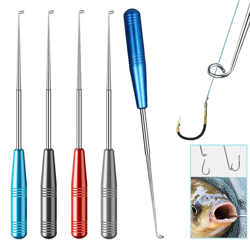 Ice Fishing Tip Up - Extrator de segurança de aço inoxidável,