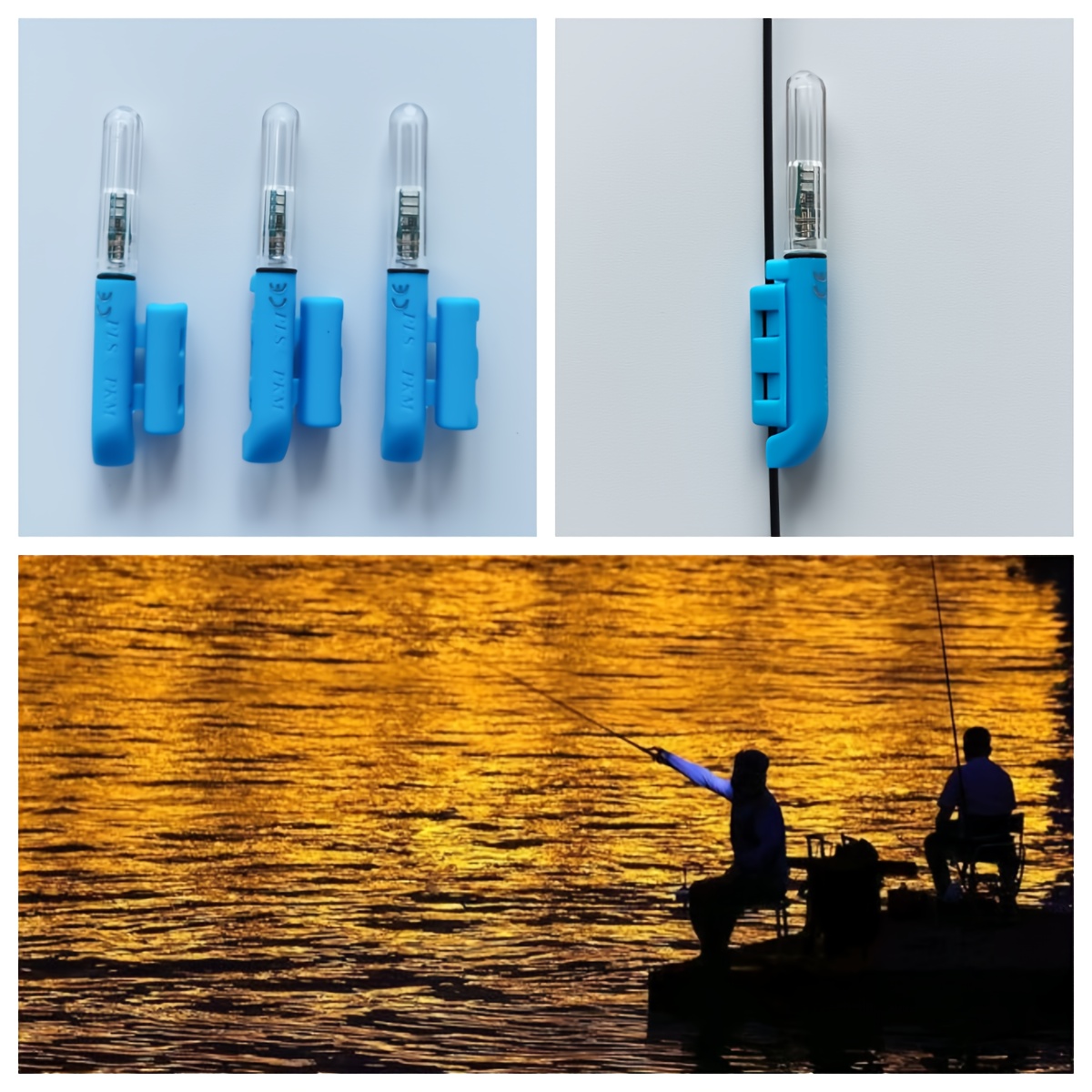 2 Peças Novas Luzes Noturnas p - Ice Fishing Tip Up avaliação e preço